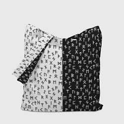 Сумка-шопер Руны, цвет: 3D-принт