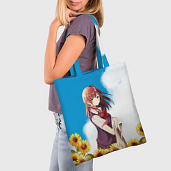 Сумка-шопер Саю и Подсолнухи, цвет: 3D-принт — фото 2