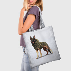 Сумка-шопер Служебная собака К9 K9, цвет: 3D-принт — фото 2
