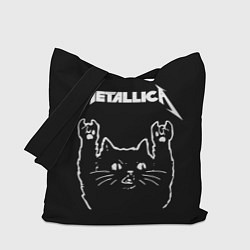 Сумка-шопер METALLICA МЕТАЛЛИКА, цвет: 3D-принт