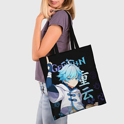 Сумка-шопер Чжун Юнь Genshin Impact, цвет: 3D-принт — фото 2