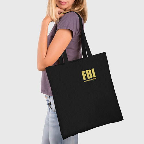 Сумка-шоппер FBI Female Body Inspector / 3D-принт – фото 3