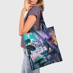 Сумка-шопер FantasyFish, цвет: 3D-принт — фото 2