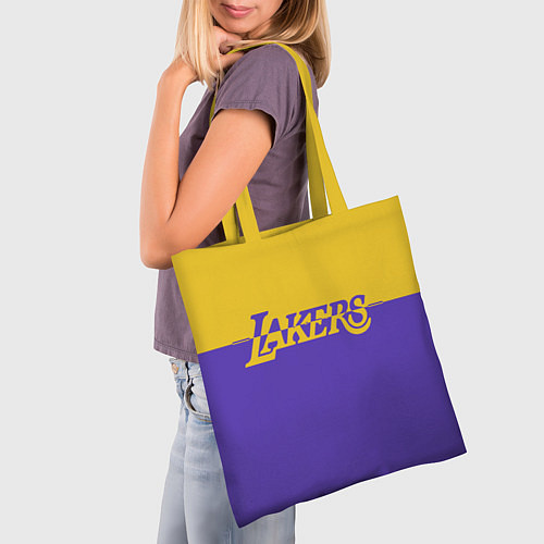 Сумка-шоппер KobeBryant Los Angeles Lakers, / 3D-принт – фото 3
