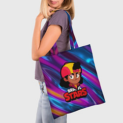 Сумка-шопер BrawlStars Meg, цвет: 3D-принт — фото 2