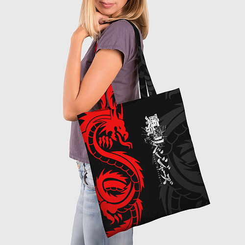 Сумка-шоппер Токийские Мстители: Красный дракон / 3D-принт – фото 3