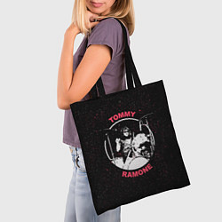 Сумка-шопер Tommy Ramone, цвет: 3D-принт — фото 2