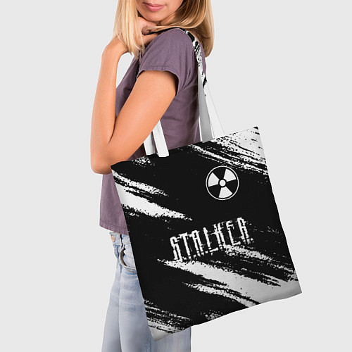 Сумка-шоппер S T A L K E R 2: Тени Чернобыля / 3D-принт – фото 3