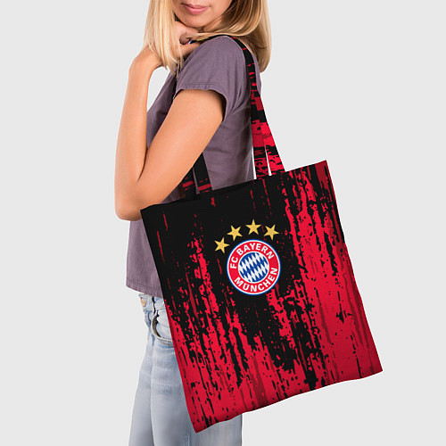 Сумка-шоппер Bayern Munchen: Бавария / 3D-принт – фото 3