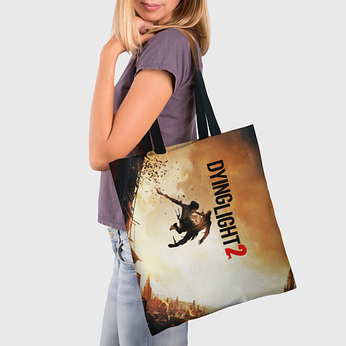 Сумка-шоппер DYING LIGHT 2 НОВЫЙ МИР / 3D-принт – фото 3