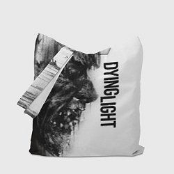 Сумка-шопер DYING LIGHT BLACK & WHITE ZOMBIE FACE, цвет: 3D-принт