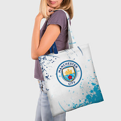 Сумка-шопер Manchester City - Футбольный клуб, цвет: 3D-принт — фото 2