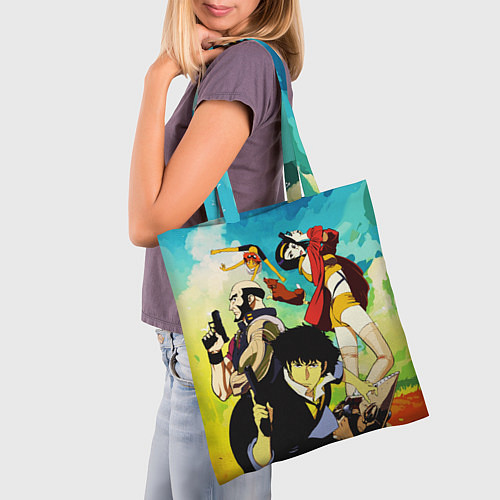 Сумка-шоппер Cowboy Bebop All / 3D-принт – фото 3