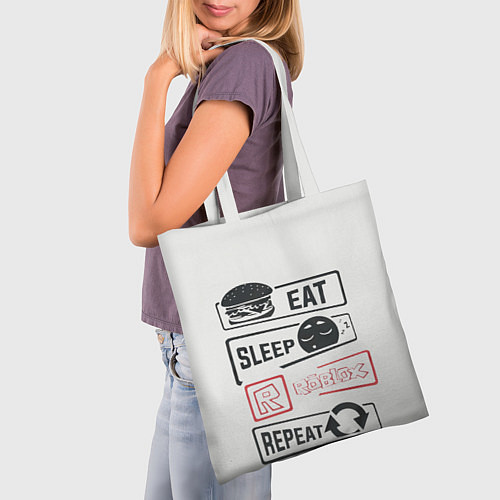 Сумка-шоппер Roblox repeat / 3D-принт – фото 3