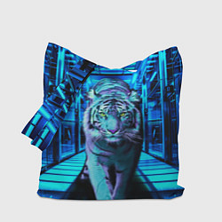 Сумка-шопер Крадущийся тигр, цвет: 3D-принт