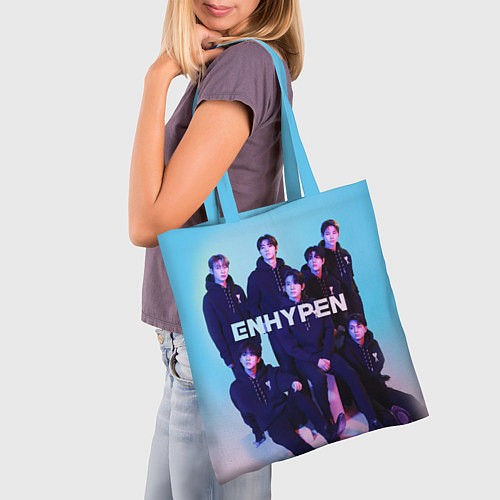 Сумка-шоппер ENHYPEN: Хисын, Джей, Джейк, Сонхун, Сону, Чонвон, / 3D-принт – фото 3