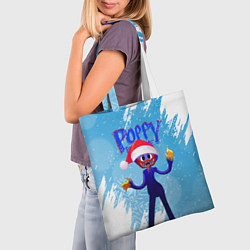 Сумка-шопер Новогодний Poppy Playtime, цвет: 3D-принт — фото 2