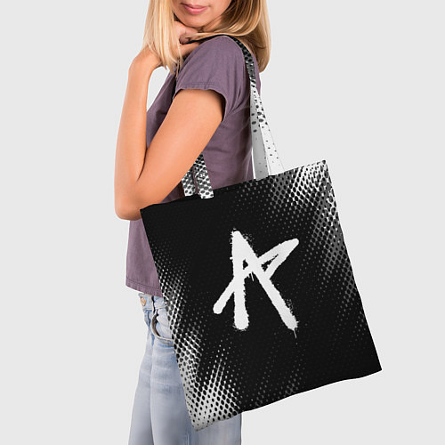 Сумка-шоппер ПАБГ NEW STATE Полутона / 3D-принт – фото 3