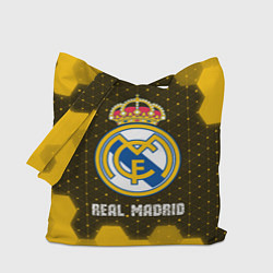 Сумка-шопер РЕАЛ МАДРИД Real Madrid Графика, цвет: 3D-принт