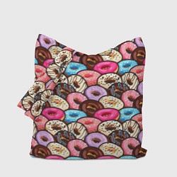 Сумка-шопер Sweet donuts, цвет: 3D-принт