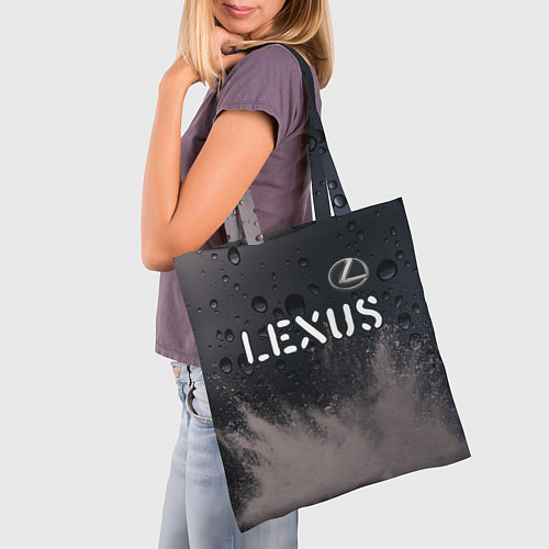 Сумка-шоппер LEXUS Lexus - Краски / 3D-принт – фото 3