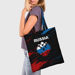 Сумка-шопер Russia Герб в стиле, цвет: 3D-принт — фото 2
