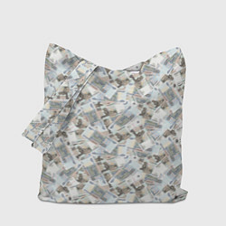 Сумка-шопер Банкноты 50 рублей, цвет: 3D-принт