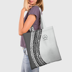 Сумка-шопер Mercedes-Benz дрифт, цвет: 3D-принт — фото 2