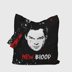 Сумка-шопер Декстер Новая Кровь Dexter New Blood, цвет: 3D-принт