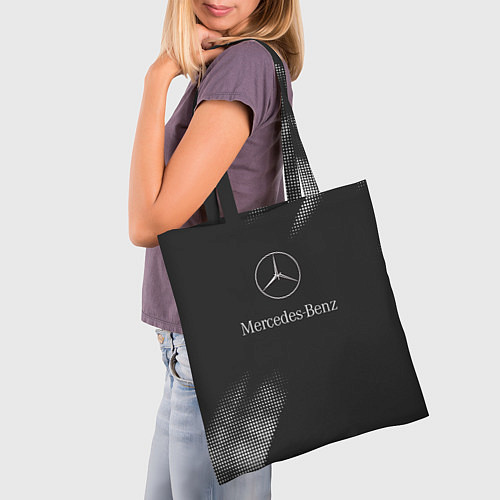 Сумка-шоппер Mercedes-Benz Мерс / 3D-принт – фото 3