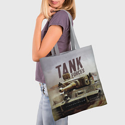 Сумка-шопер Forces Tank, цвет: 3D-принт — фото 2