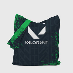 Сумка-шопер Valorant Green Fire, цвет: 3D-принт