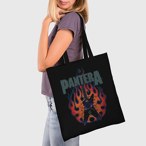 Сумка-шоппер Pantera - Пламя / 3D-принт – фото 3
