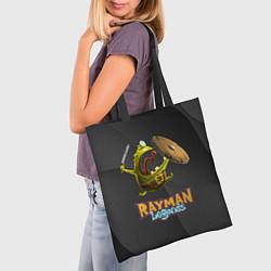 Сумка-шопер Rayman Legends Black, цвет: 3D-принт — фото 2
