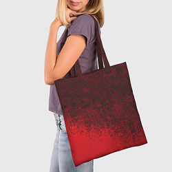 Сумка-шопер RED GRUNGE SPORT GRUNGE, цвет: 3D-принт — фото 2