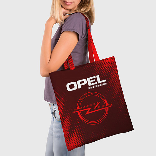 Сумка-шоппер OPEL Pro Racing - Абстракция / 3D-принт – фото 3