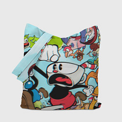 Сумка-шоппер Побег От Боссов Магман Cuphead