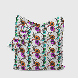 Сумка-шоппер Глаза разноцветные