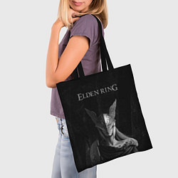 Сумка-шопер ELDEN RING FEARLESS B&W, цвет: 3D-принт — фото 2