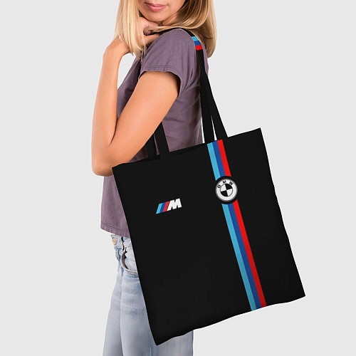 Сумка-шоппер БМВ 3 STRIPE BMW / 3D-принт – фото 3