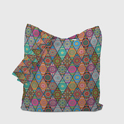 Сумка-шопер Мандалы Текстура, цвет: 3D-принт