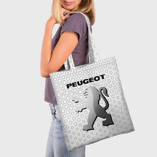 Сумка-шоппер PEUGEOT Соты / 3D-принт – фото 3