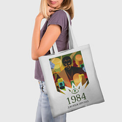 Сумка-шопер Джордж Оруэлл 1984, цвет: 3D-принт — фото 2