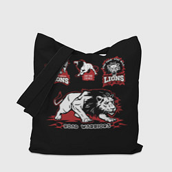 Сумка-шопер Дикий Лев Wild Lion, цвет: 3D-принт