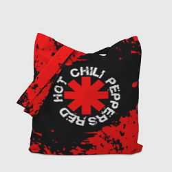 Сумка-шопер Red hot chili peppers RHCP, цвет: 3D-принт