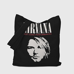 Сумка-шопер NIRVANA Kurt Cobain, цвет: 3D-принт
