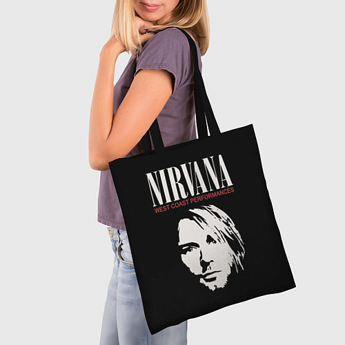 Сумка-шоппер NIRVANA Kurt Cobain / 3D-принт – фото 3