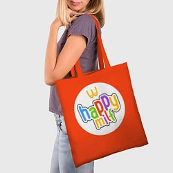 Сумка-шопер HAPPY MILF, цвет: 3D-принт — фото 2