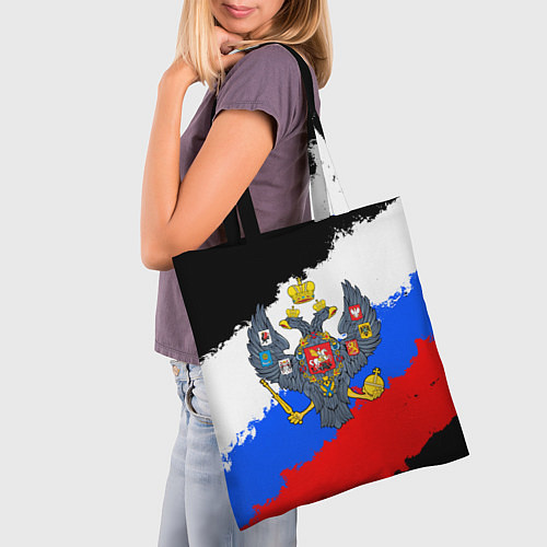 Сумка-шоппер Россия - имперский герб / 3D-принт – фото 3