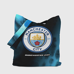 Сумка-шопер МАНЧЕСТЕР СИТИ Manchester City 5, цвет: 3D-принт